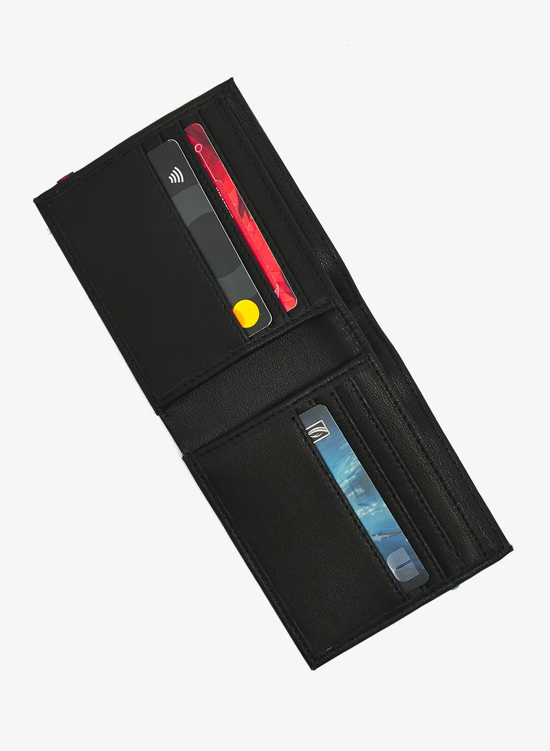 روبرت وود محفظة ثنائية الطي بتفاصيل حلقة شريطية